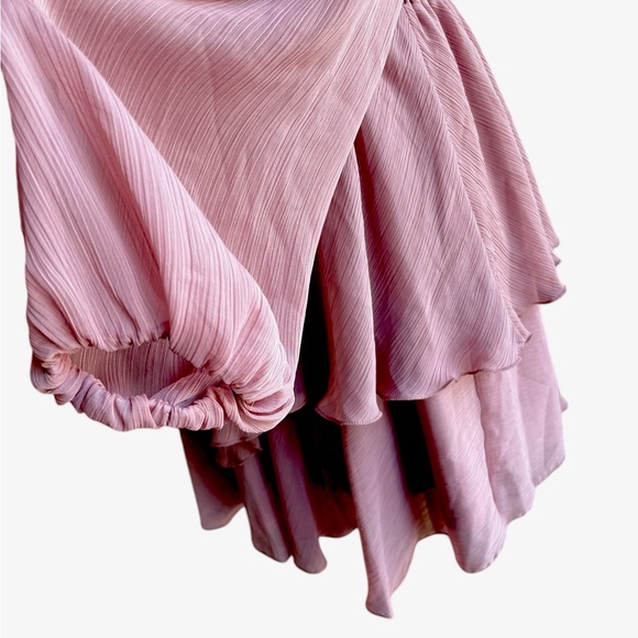 Zara Pink Ruffled Mini Dress – Size Small (NWT)‎ - Picture 5 of 11